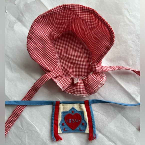 EUC 1996 Pleasant Company Kirsten Bonnet and Spoon Bag replacements original AG - Picture 7 of 8